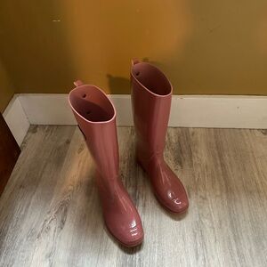Women's Pink Rain Boots